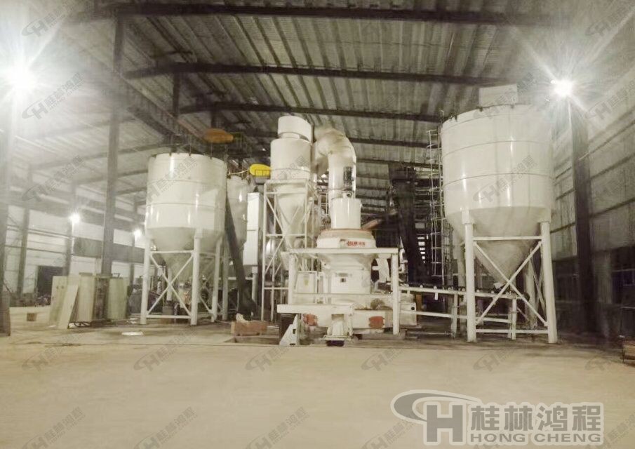 方解石磨粉機，雷蒙磨粉機，600目重鈣粉設(shè)備，HC1700擺式磨